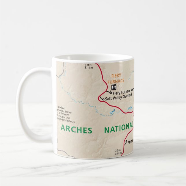 De Café Caneca do mapa dos arcos (Esquerda)