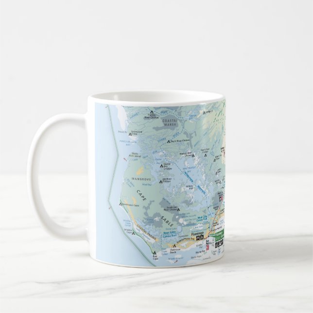 De Café Caneca do mapa dos marismas (Esquerda)
