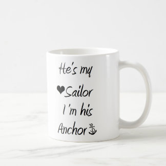De Café Caneca do marinheiro e da âncora