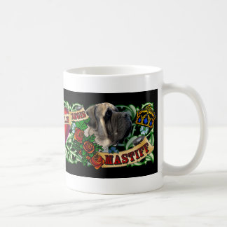 De Café Caneca do Mastiff do tatuagem