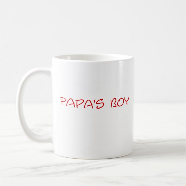 De Café Caneca do menino da papá (Esquerda)