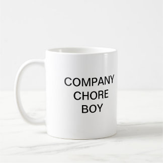 De Café Caneca do menino da tarefa