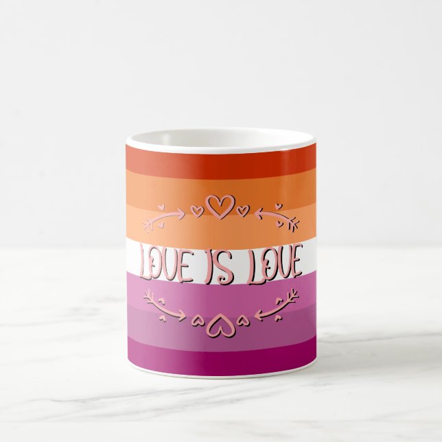 De Café Caneca do Mês do Orgulho Lésbico Amor é Amor (Centro)