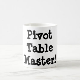 De Café Caneca do mestre da mesa do pivô!
