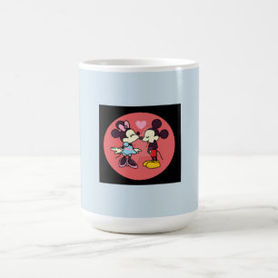 De Café caneca do mickey e do minnie para miúdos