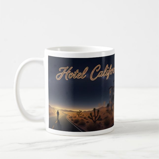 De Café Caneca do Mistério da Noite do Deserto do Hotel Ca (Esquerda)