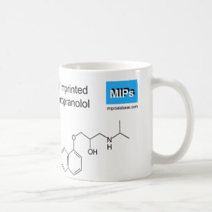De Café caneca do modelo do propranolol