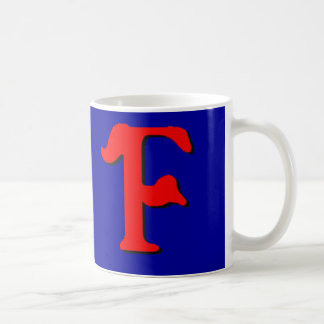 De Café Caneca do monograma F