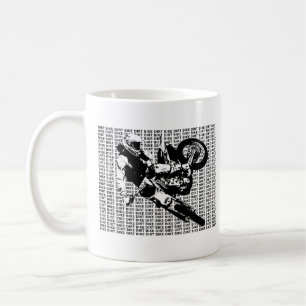 De Café Caneca do motocross da bicicleta da sujeira