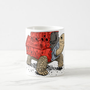 De Café Caneca do motor da tartaruga