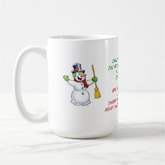 De Café caneca do Natal