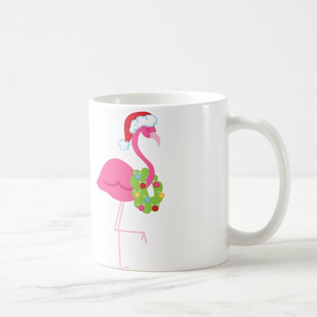 De Café Caneca do Natal do flamingo (Direita)