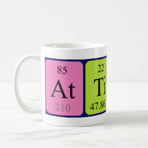 De Café Caneca do nome da mesa periódica do Atticus