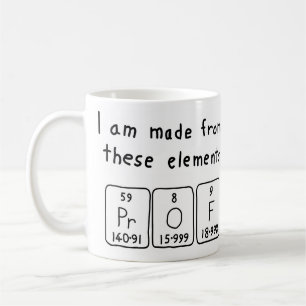 De Café Caneca do nome da mesa periódica do prof.