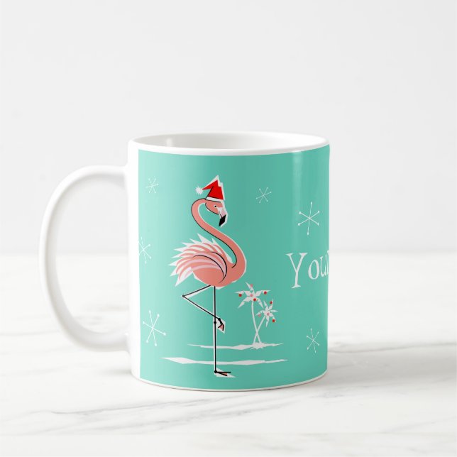 De Café Caneca do nome do flamingo do Natal (Esquerda)