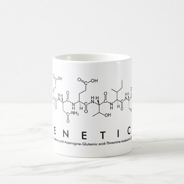 De Café Caneca do nome do peptide da genética (Centro)