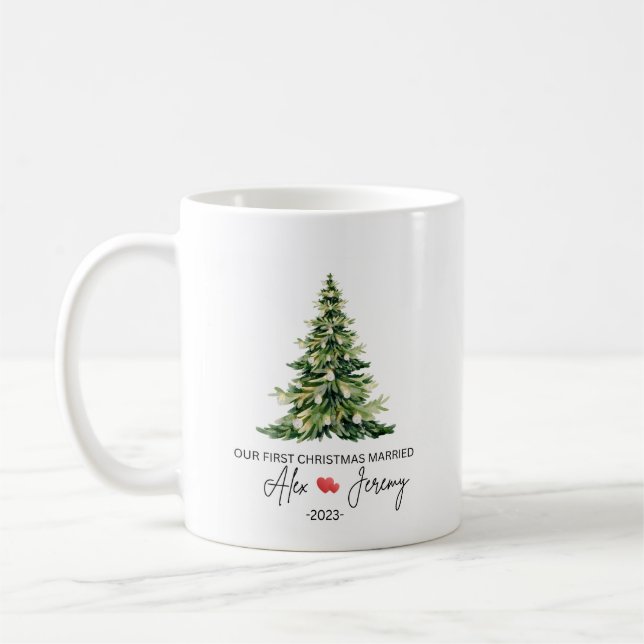 De Café Caneca do Nosso Primeiro Natal Casados (Esquerda)