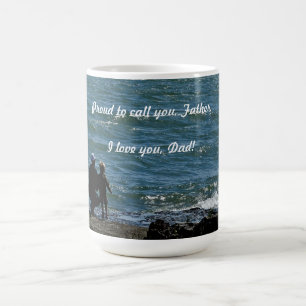 De Café Caneca do oceano para o pai