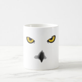 De Café Caneca do padrão da coruja da neve