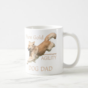 De Café CANECA do pai do cão da agilidade do golden