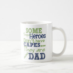 De Café Caneca do pai do super-herói