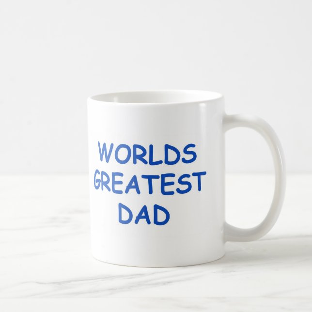 De Café Caneca do pai dos mundos a grande (Direita)