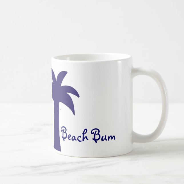 De Café caneca do palmtree do vagabundo da praia (Direita)