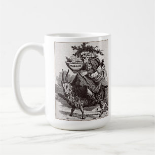 De Café Caneca do papai noel do vintage