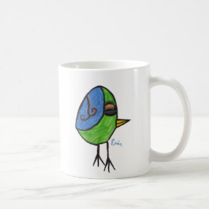 De Café caneca do pássaro do amor