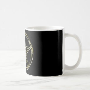 De Café Caneca do Pentagram 2 da terra, do ar & do fogo