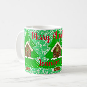 De Café Caneca do pinho do Natal