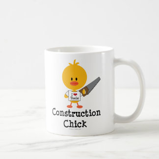 De Café Caneca do pintinho da construção
