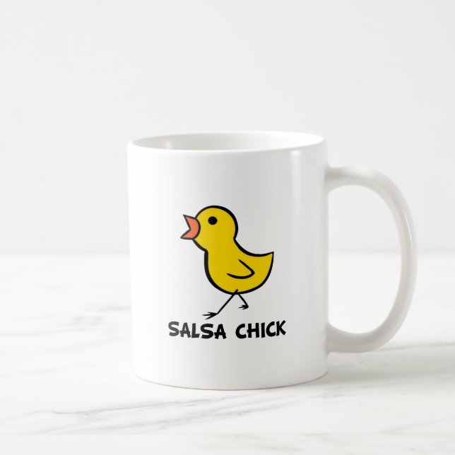 De Café Caneca do pintinho da salsa (Direita)