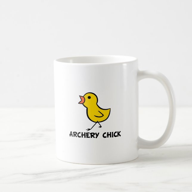 De Café Caneca do pintinho do tiro ao arco (Direita)