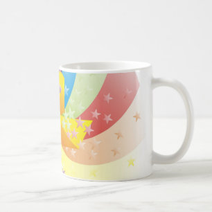 De Café Caneca do Pinwheel do arco-íris