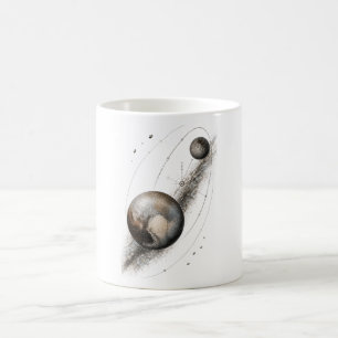 De Café Caneca do Planeta Anão Celeste Presságio Distante