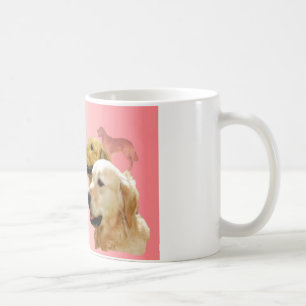 De Café Caneca do poema do amigo do golden retriever