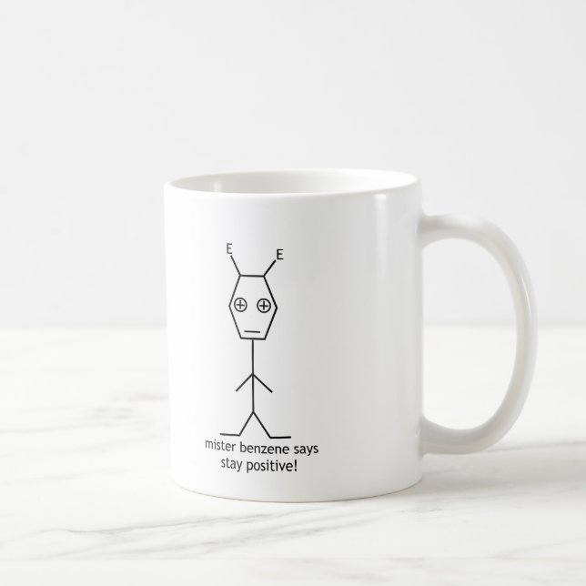 De Café caneca do positivo da estada do benzeno do senhor (Direita)