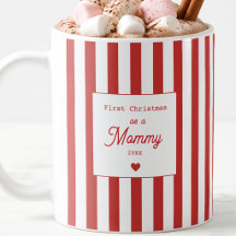 Caneca do Primeiro Natal como Mamãe