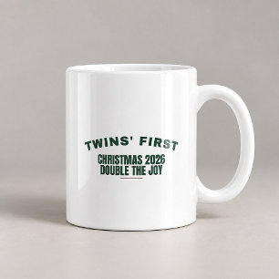 De Café Caneca do Primeiro Natal dos Gêmeos 2026 Dupla Ale
