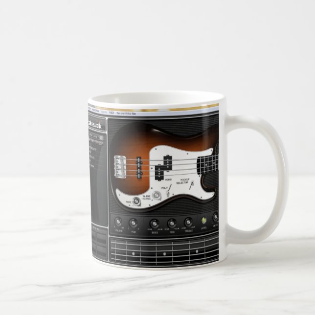 De Café Caneca do produtor dos instrumentos do Cakewalk (Direita)