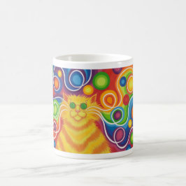 De Café caneca do Psy-gato-delic