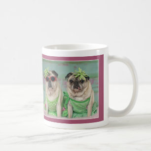 De Café Caneca do Pug das irmãs por Pugs e por beijos