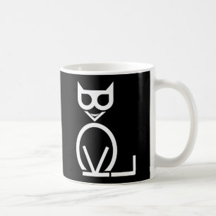 De Café Caneca do quebra-cabeça do gato preto