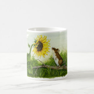 De Café Caneca do rato do girassol
