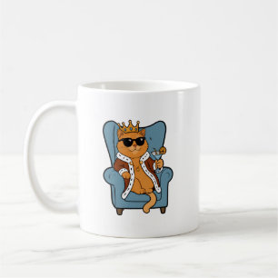 De Café Caneca do Rei Gato Engraçado – Eu Governo Esta Cas