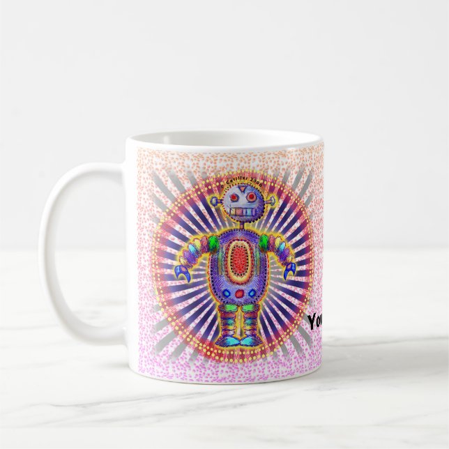 De Café Caneca do Robô Arco-Íris (Esquerda)