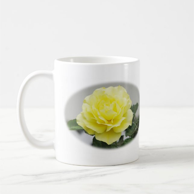 De Café Caneca do rosa amarelo (Esquerda)