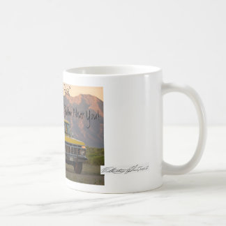 De Café Caneca do rosa amarelo
