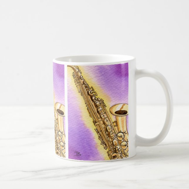 De Café Caneca do saxofone (Direita)